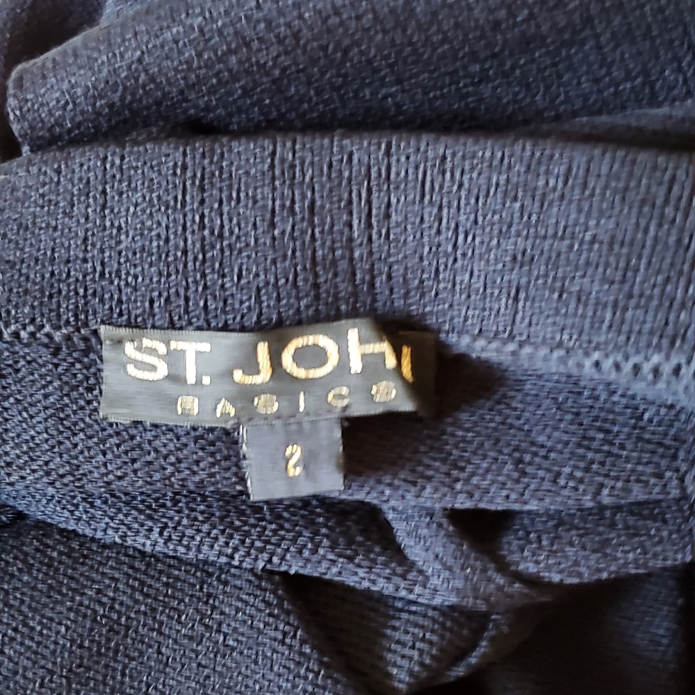 St.John Basic Knit Pants Size 2 - image 6